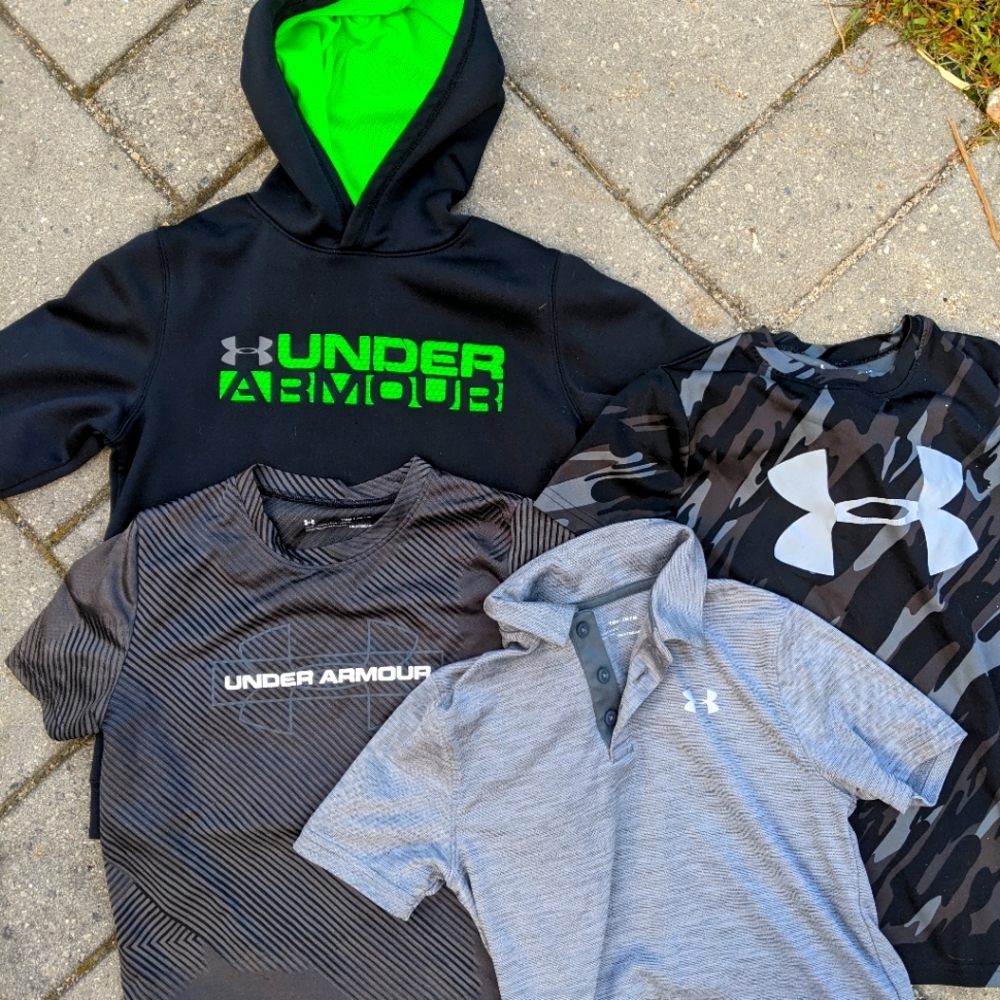 Under Armour Sweatshirt and shirts - Boys
